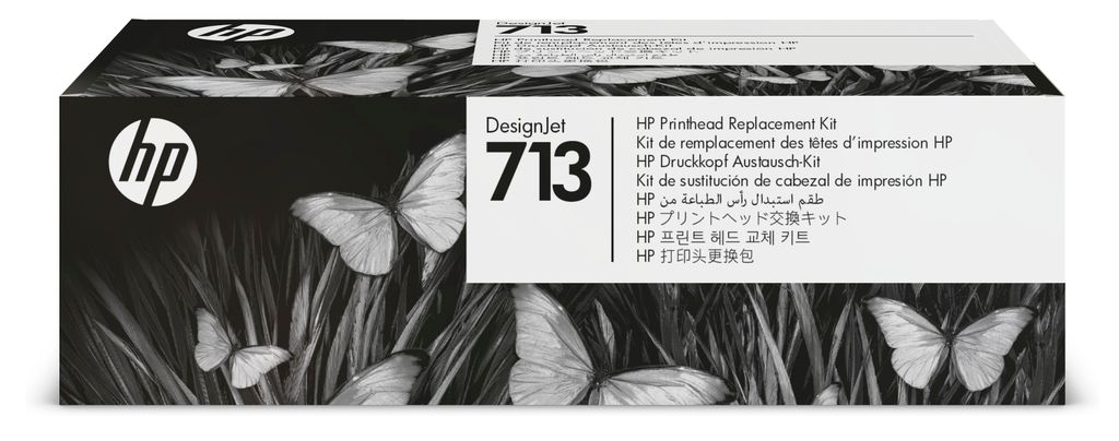 HP 3ED58A No.713 (Bk/C/M/Y) eredeti nyomtatófej készlet