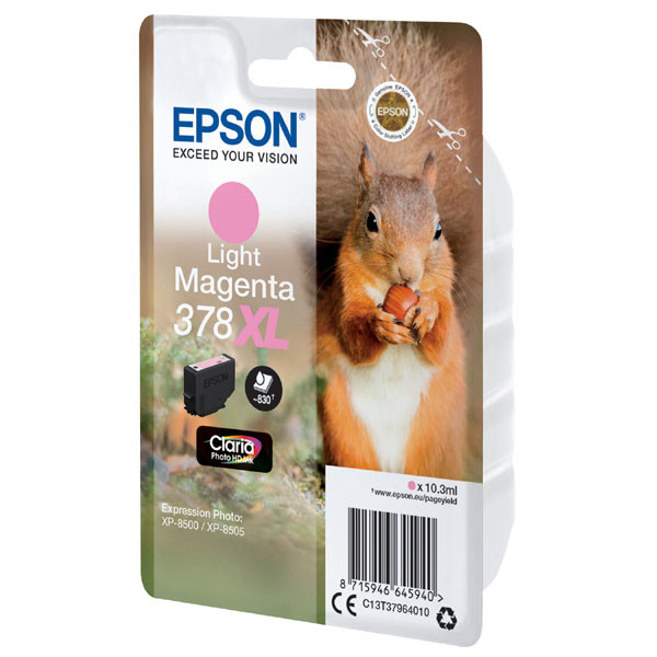 Epson T3796 (378XL) világos magenta eredeti tintapatron